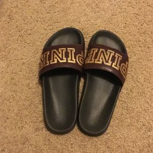 Pink Victoria secret sandal slides